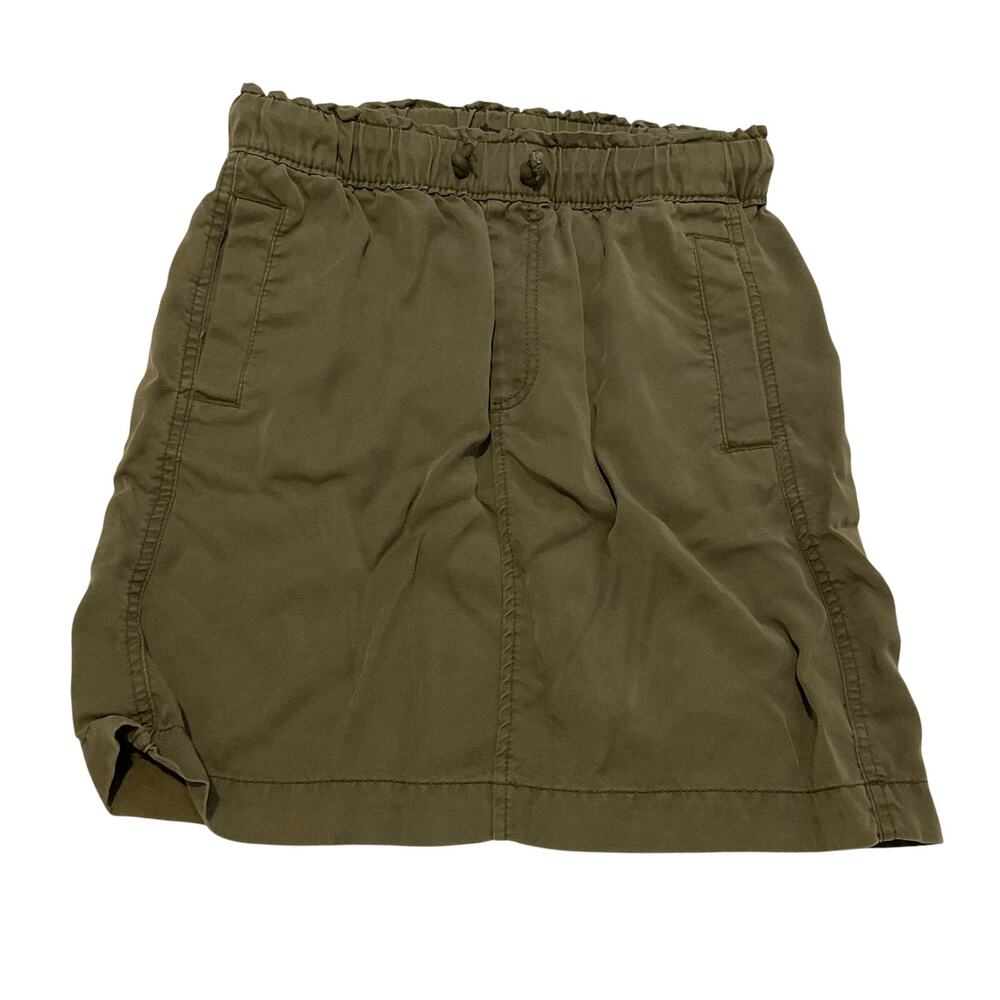LOFT Army Green Pull On Casual Mini Pencil Skirt  - Size XSP Office‎ Career